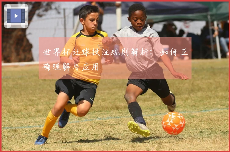 世界杯让球投注规则解析：如何正确理解与应用